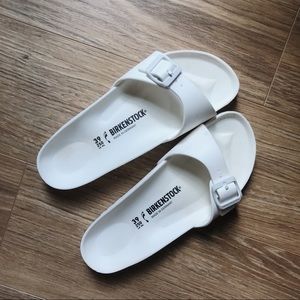 White Madrid Birkenstocks